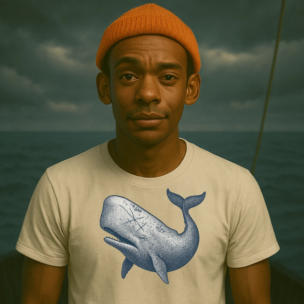 AtSea Moby Dick Starry Scars T-Shirt – Regular Fit | Graphic Oceanware