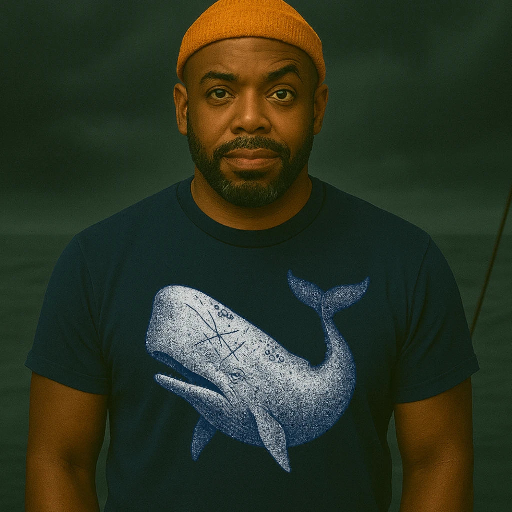 AtSea Moby Dick Starry Scars T-Shirt – Regular Fit | Graphic Oceanware
