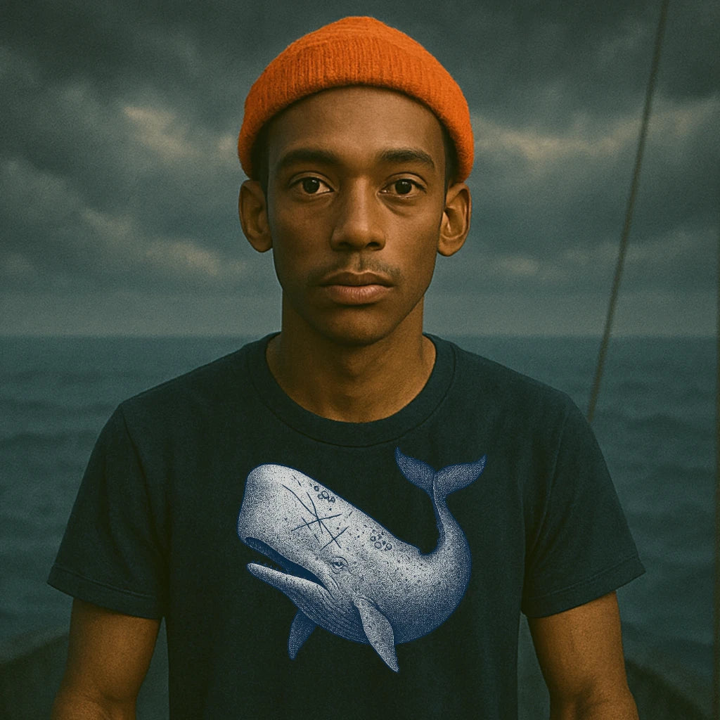 AtSea Moby Dick Starry Scars T-Shirt – Regular Fit | Graphic Oceanware