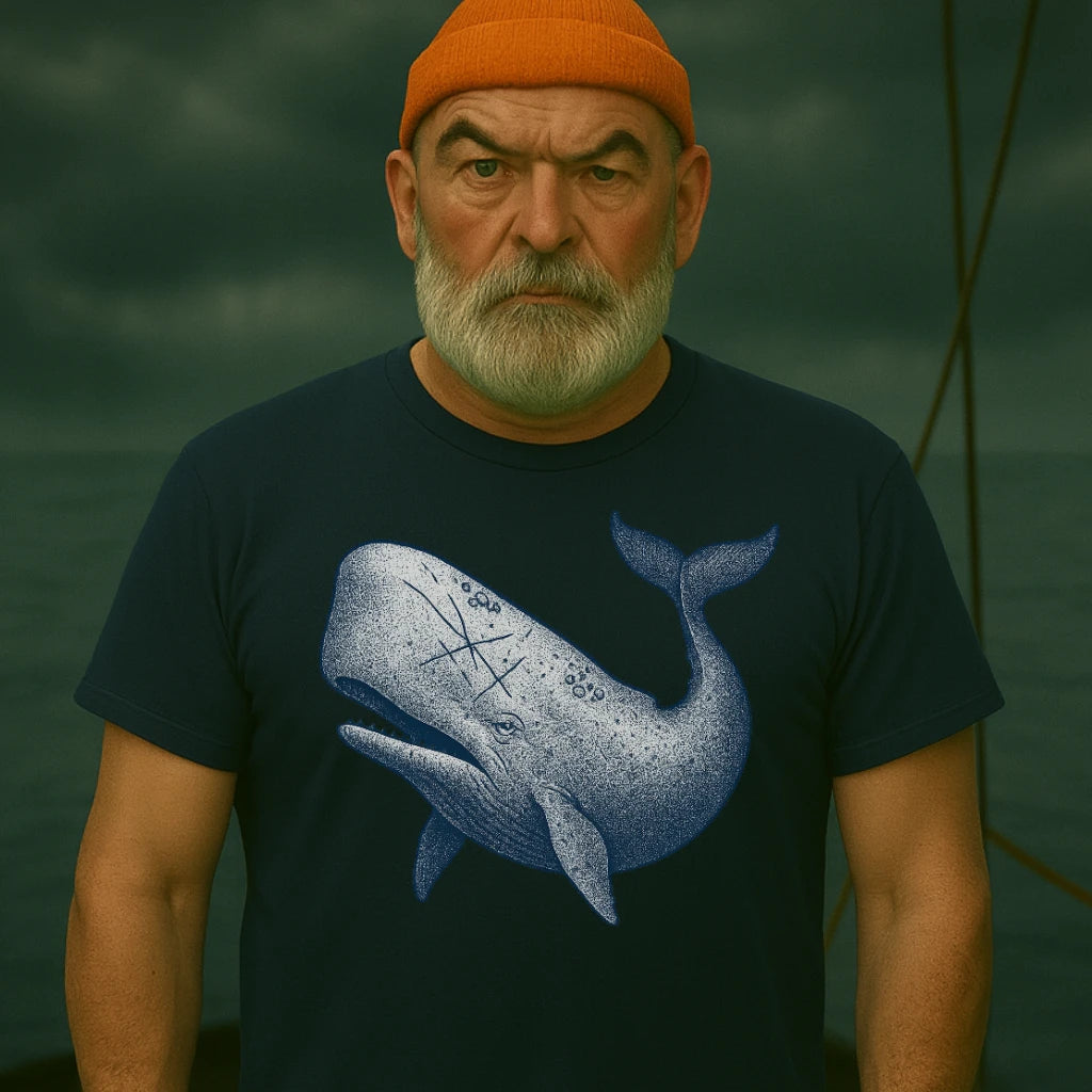 AtSea Moby Dick Starry Scars T-Shirt – Regular Fit | Graphic Oceanware