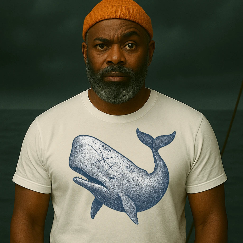 AtSea Moby Dick Starry Scars T-Shirt – Regular Fit | Graphic Oceanware