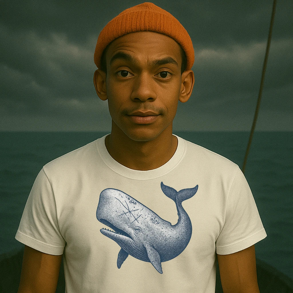 AtSea Moby Dick Starry Scars T-Shirt – Regular Fit | Graphic Oceanware