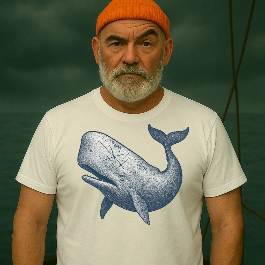 AtSea Moby Dick Starry Scars T-Shirt – Regular Fit | Graphic Oceanware