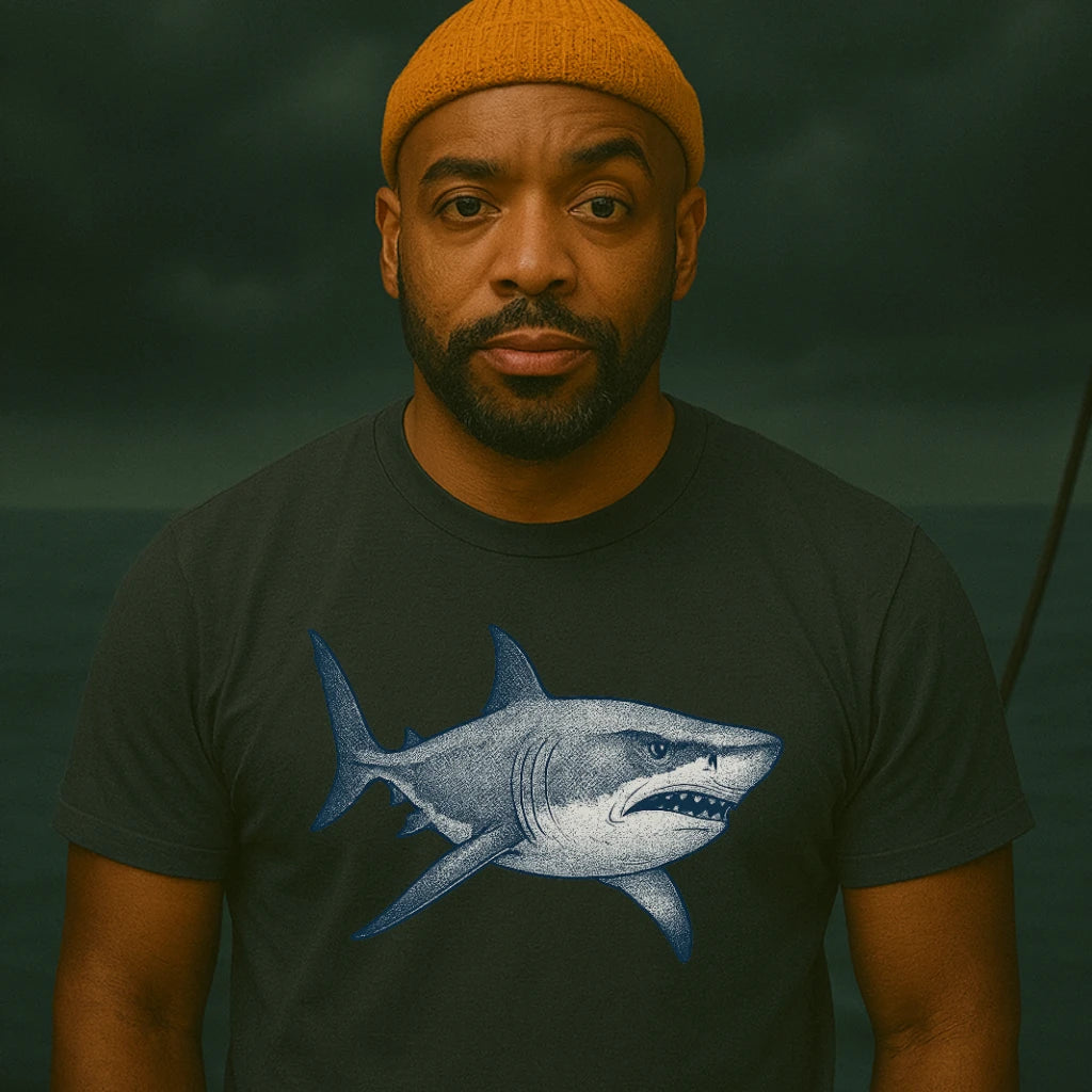 AtSea Defiant Shark Ocean Spirit T-Shirt – Regular Fit | Graphic Oceanware