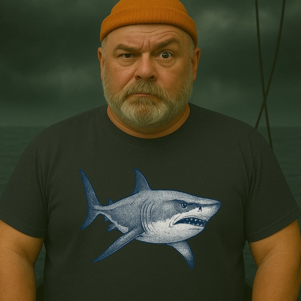 AtSea Defiant Shark Ocean Spirit T-Shirt – Regular Fit | Graphic Oceanware