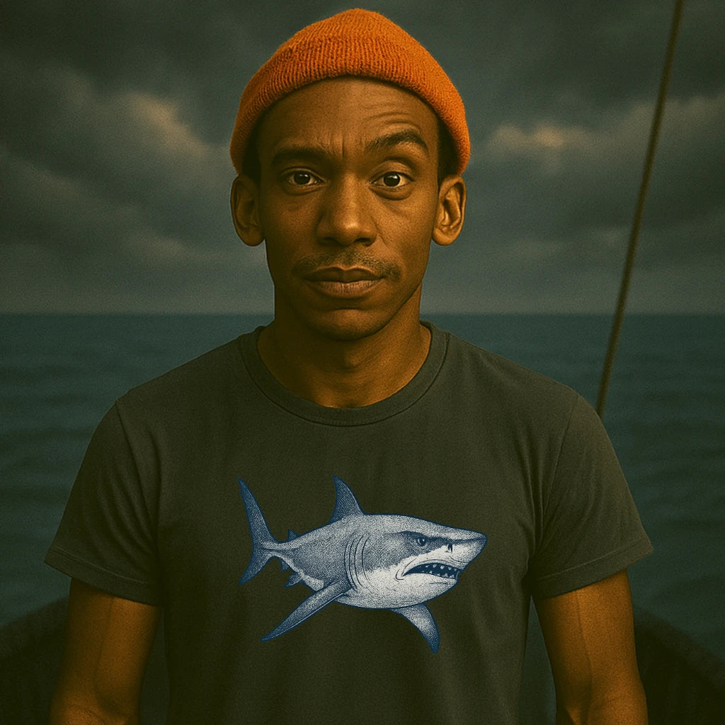 AtSea Defiant Shark Ocean Spirit T-Shirt – Regular Fit | Graphic Oceanware