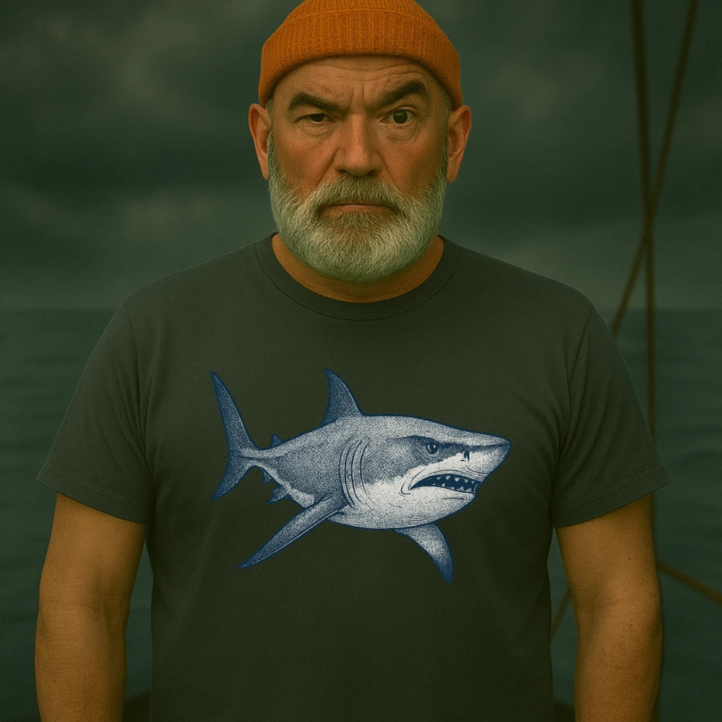 AtSea Defiant Shark Ocean Spirit T-Shirt – Regular Fit | Graphic Oceanware