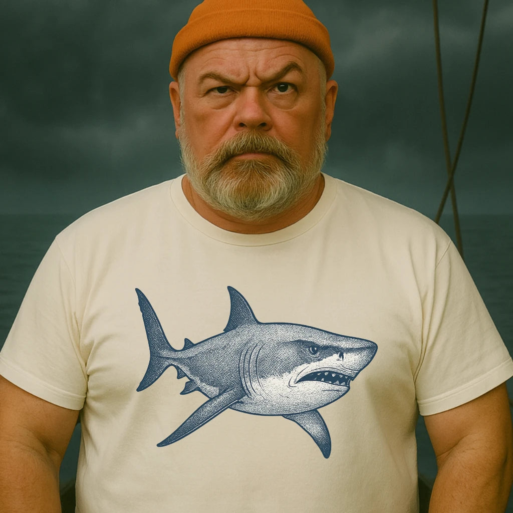 AtSea Defiant Shark Ocean Spirit T-Shirt – Regular Fit | Graphic Oceanware