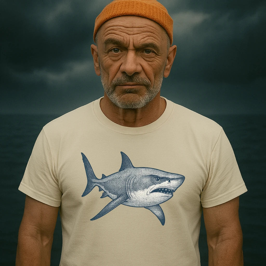 AtSea Defiant Shark Ocean Spirit T-Shirt – Regular Fit | Graphic Oceanware