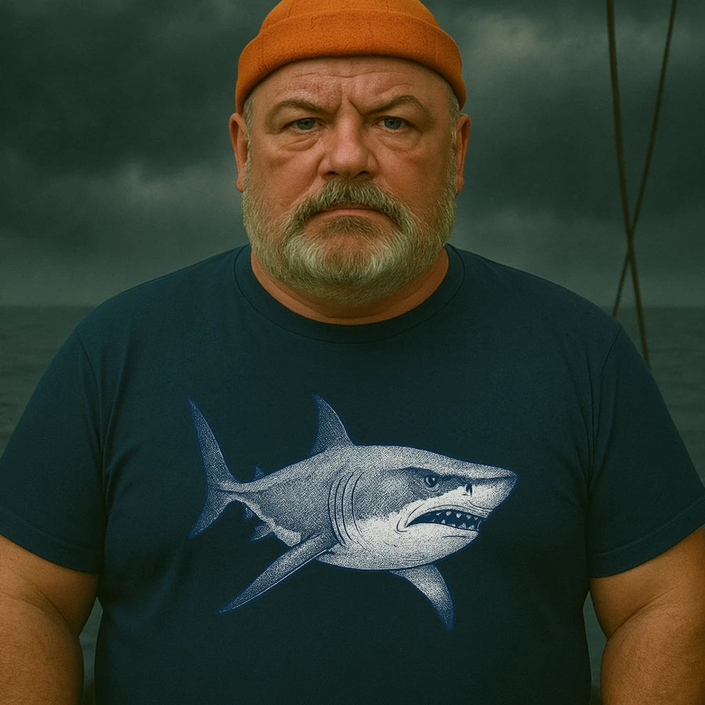 AtSea Defiant Shark Ocean Spirit T-Shirt – Regular Fit | Graphic Oceanware