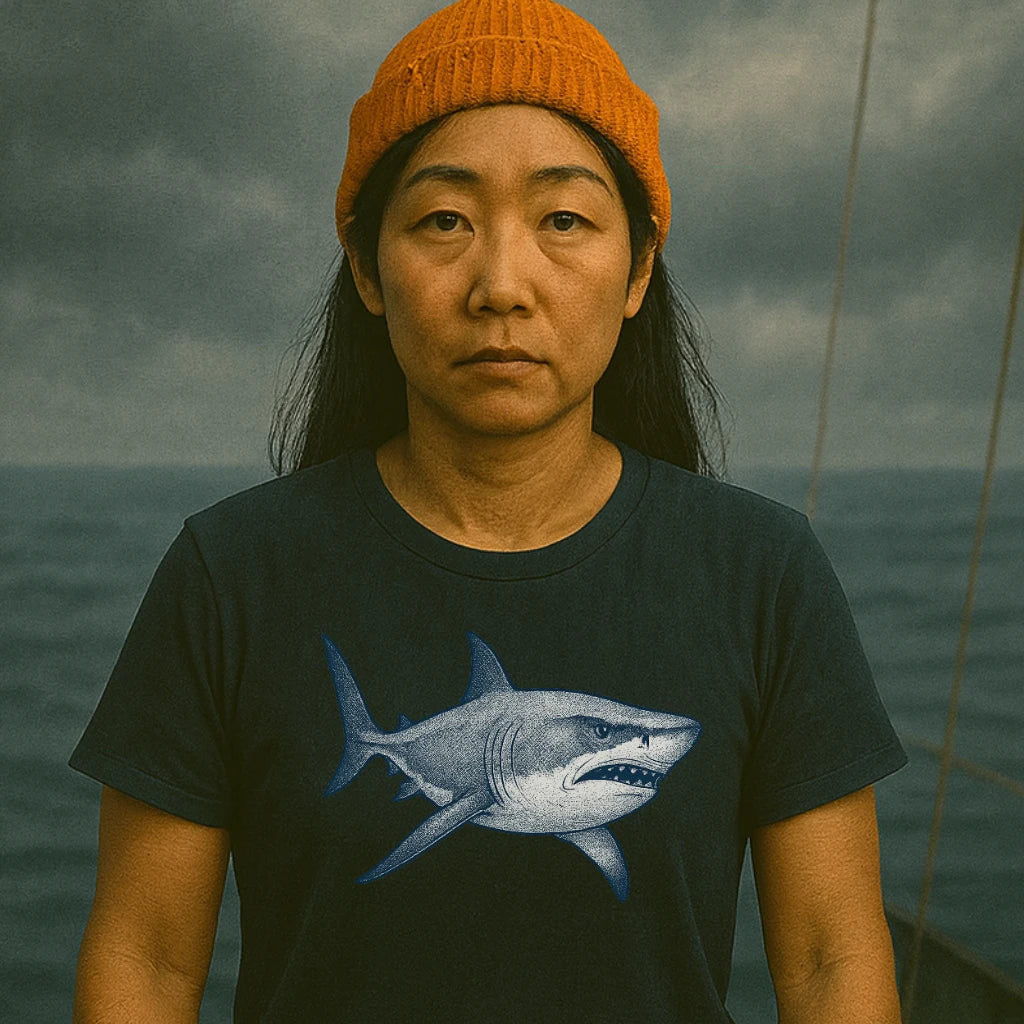 AtSea Defiant Shark Ocean Spirit T-Shirt – Regular Fit | Graphic Oceanware