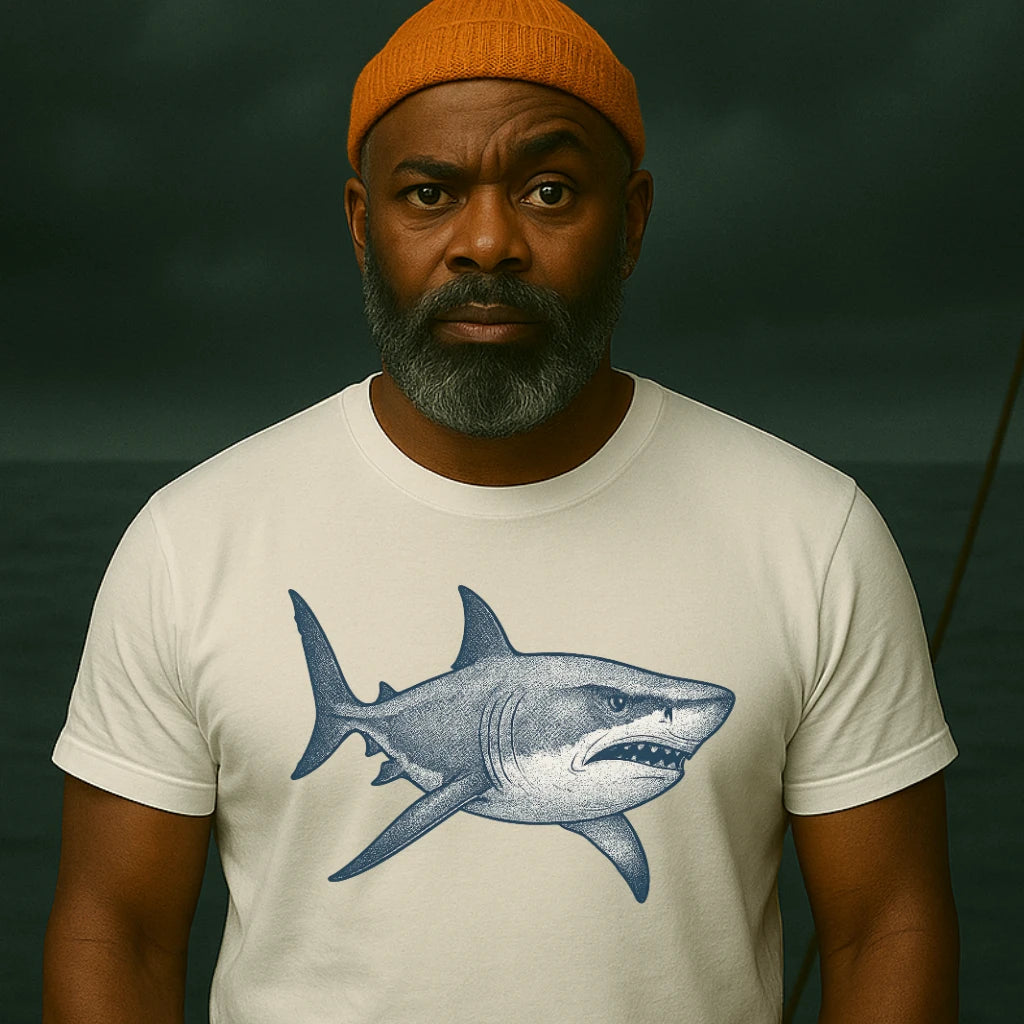 AtSea Defiant Shark Ocean Spirit T-Shirt – Regular Fit | Graphic Oceanware