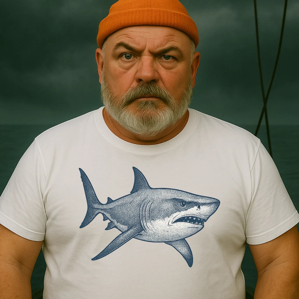 AtSea Defiant Shark Ocean Spirit T-Shirt – Regular Fit | Graphic Oceanware