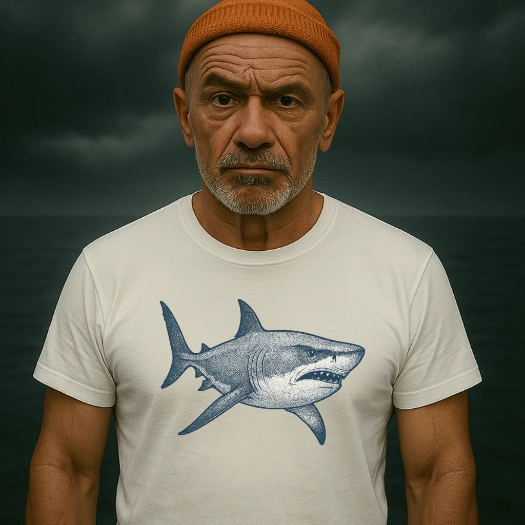 AtSea Defiant Shark Ocean Spirit T-Shirt – Regular Fit | Graphic Oceanware
