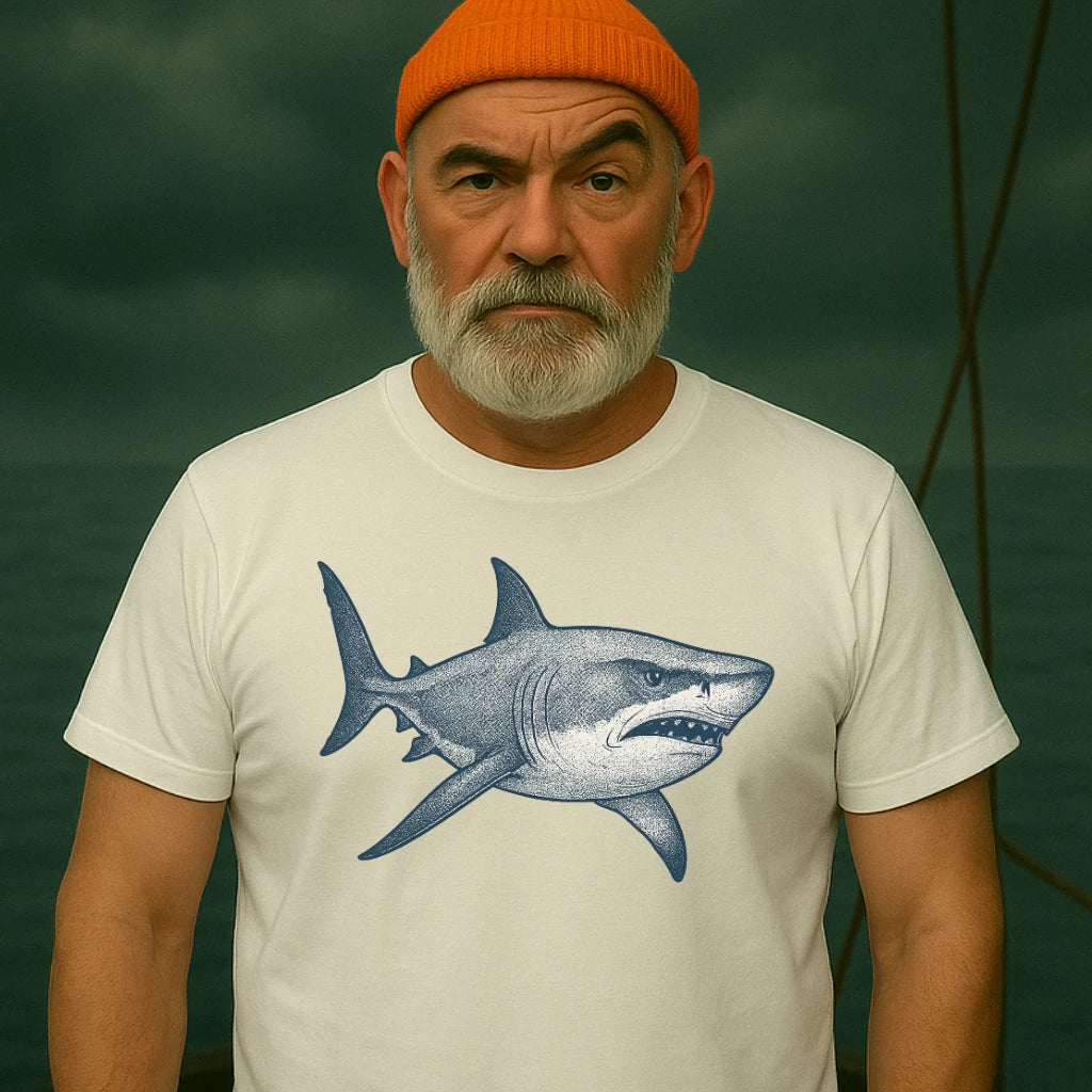 AtSea Defiant Shark Ocean Spirit T-Shirt – Regular Fit | Graphic Oceanware
