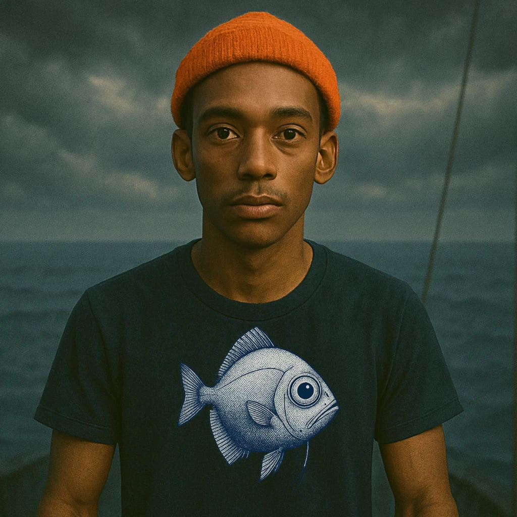 AtSea Dubious Angelfish Deep Dive T-Shirt – Regular Fit | Graphic Oceanware