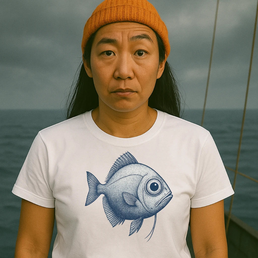 AtSea Dubious Angelfish Deep Dive T-Shirt – Regular Fit | Graphic Oceanware