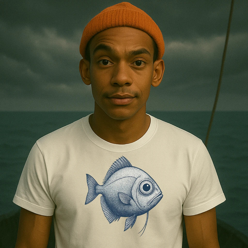 AtSea Dubious Angelfish Deep Dive T-Shirt – Regular Fit | Graphic Oceanware