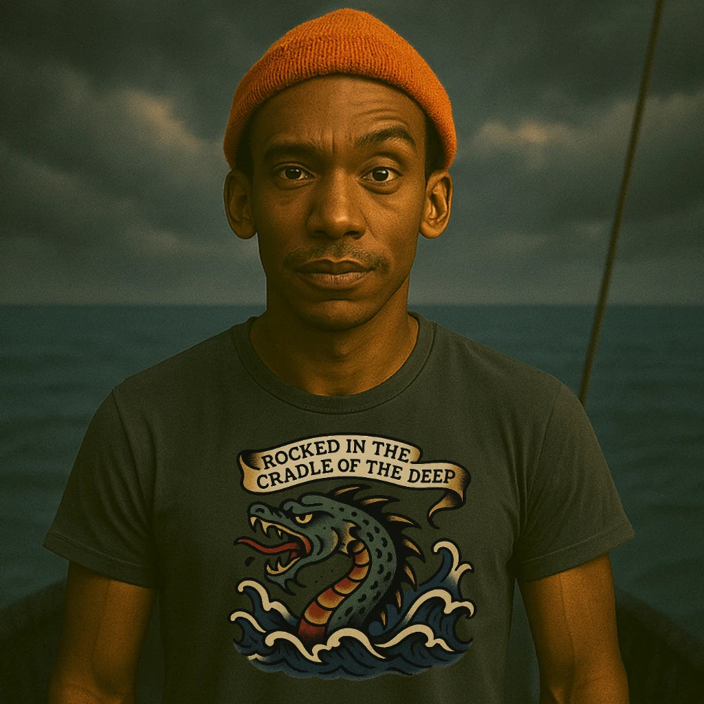 AtSea Leviathan Cradle Of The Deep T-Shirt – Regular Fit | Graphic Oceanware