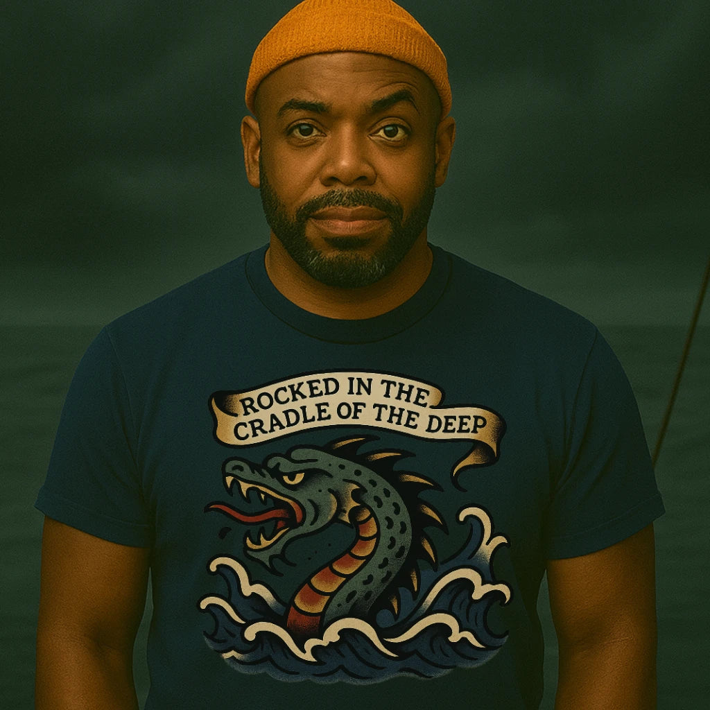 AtSea Leviathan Cradle Of The Deep T-Shirt – Regular Fit | Graphic Oceanware