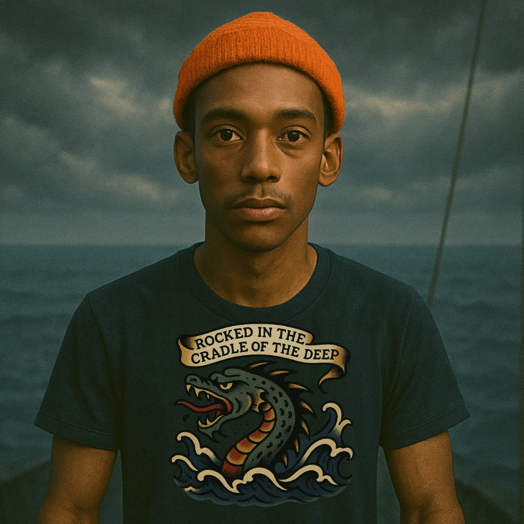 AtSea Leviathan Cradle Of The Deep T-Shirt – Regular Fit | Graphic Oceanware