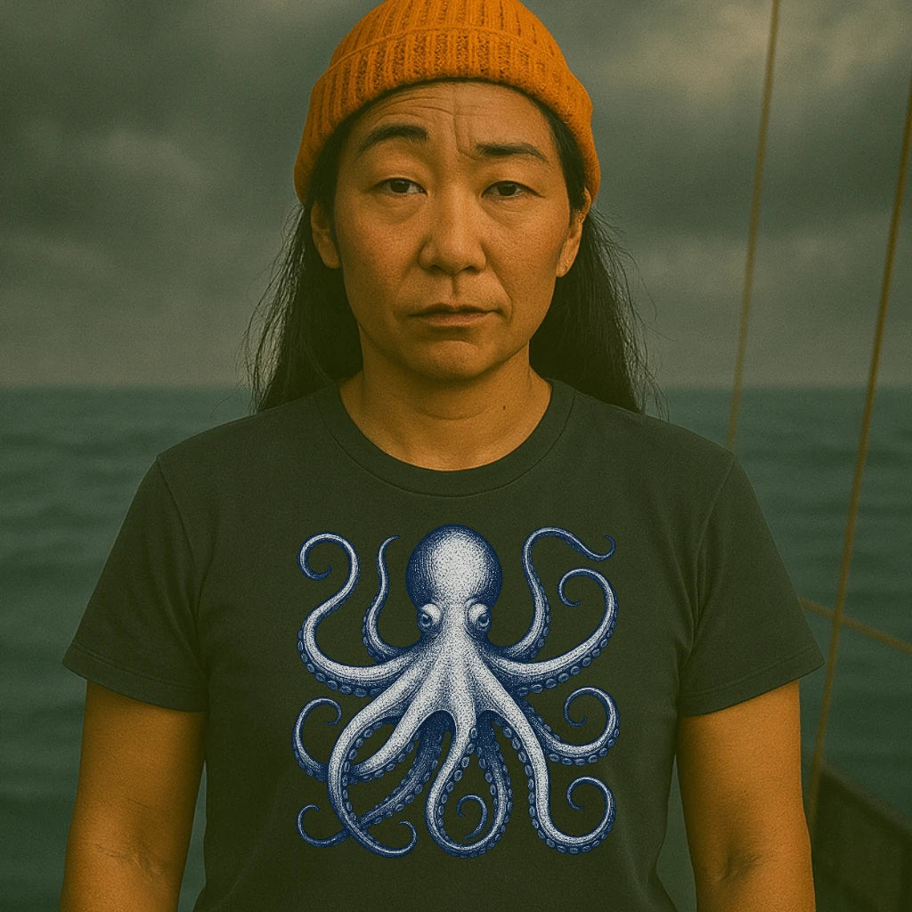 AtSea Defiant Octopus Jar Escape T-Shirt – Regular Fit | Graphic Oceanware