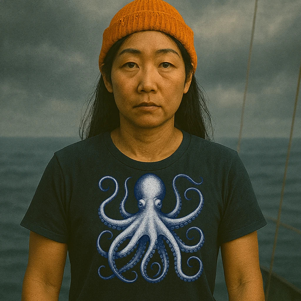 AtSea Defiant Octopus Jar Escape T-Shirt – Regular Fit | Graphic Oceanware