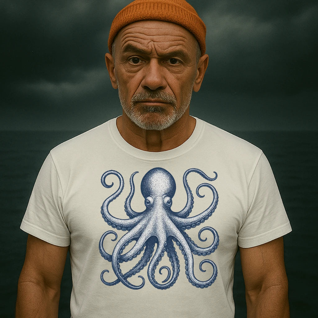 AtSea Defiant Octopus Jar Escape T-Shirt – Regular Fit | Graphic Oceanware