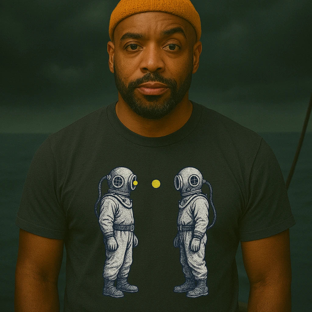 AtSea Diving Duel Ping Pong Game T-Shirt – Regular Fit | Graphic Oceanware
