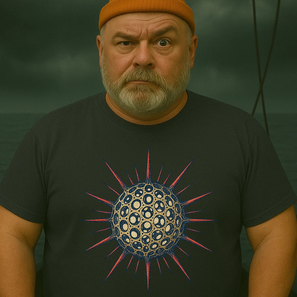 AtSea Radiolaria Lace Ocean Art T-Shirt – Regular Fit | Graphic Oceanware