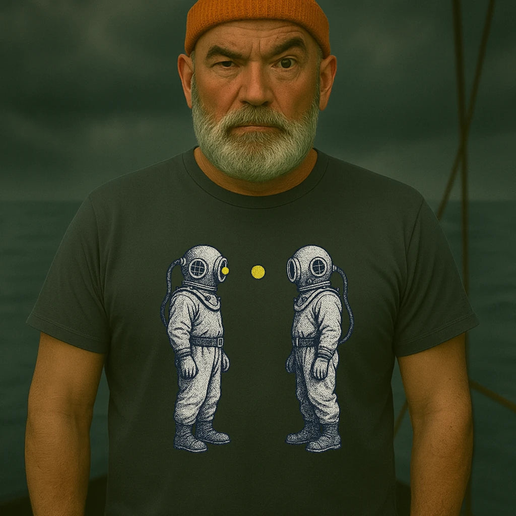 AtSea Diving Duel Ping Pong Game T-Shirt – Regular Fit | Graphic Oceanware