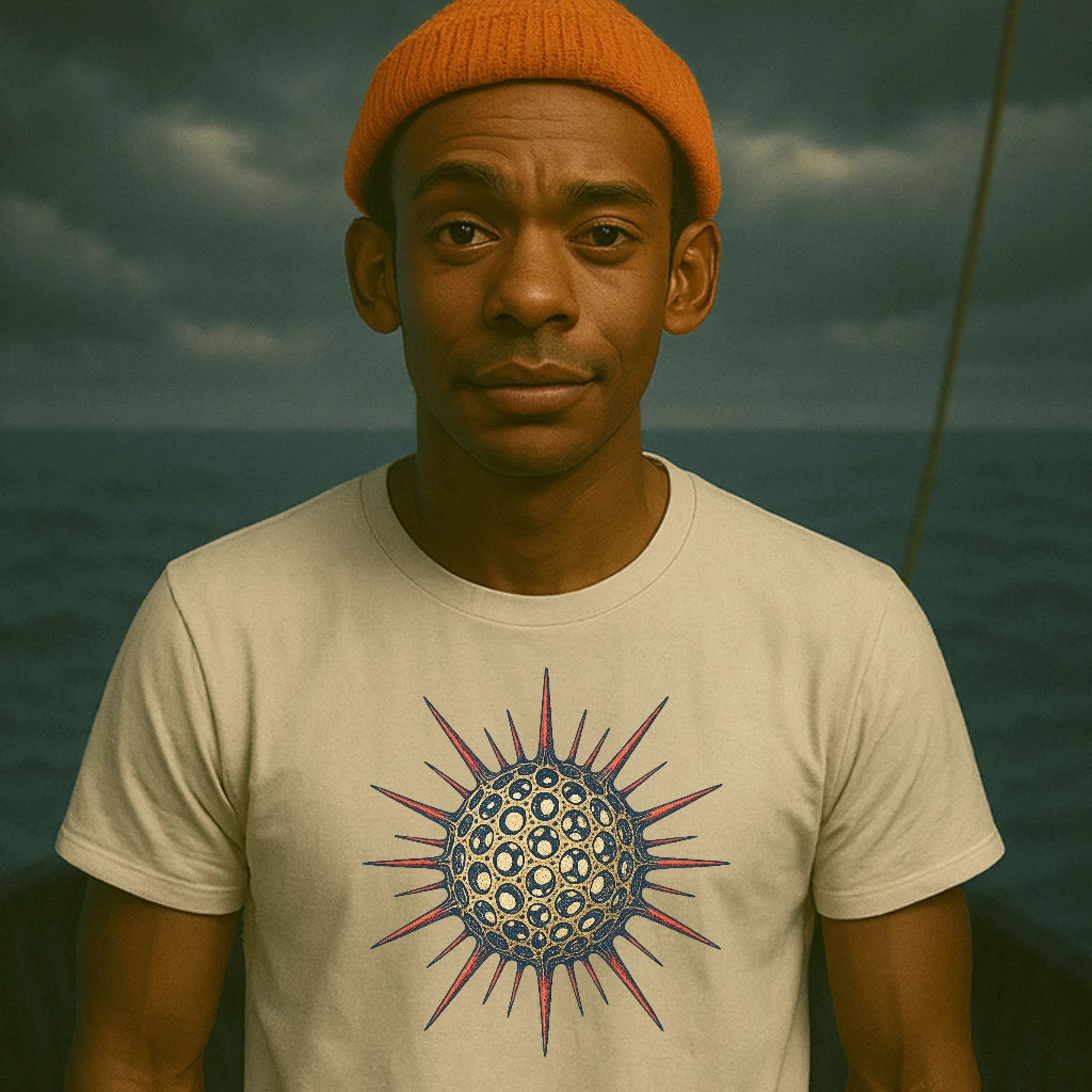 AtSea Radiolaria Lace Ocean Art T-Shirt – Regular Fit | Graphic Oceanware