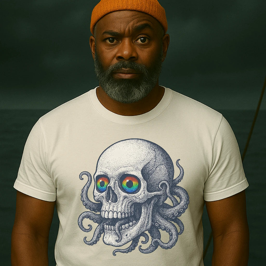 AtSea Skull and Octopus Fusion T-Shirt – Regular Fit | Graphic Oceanware