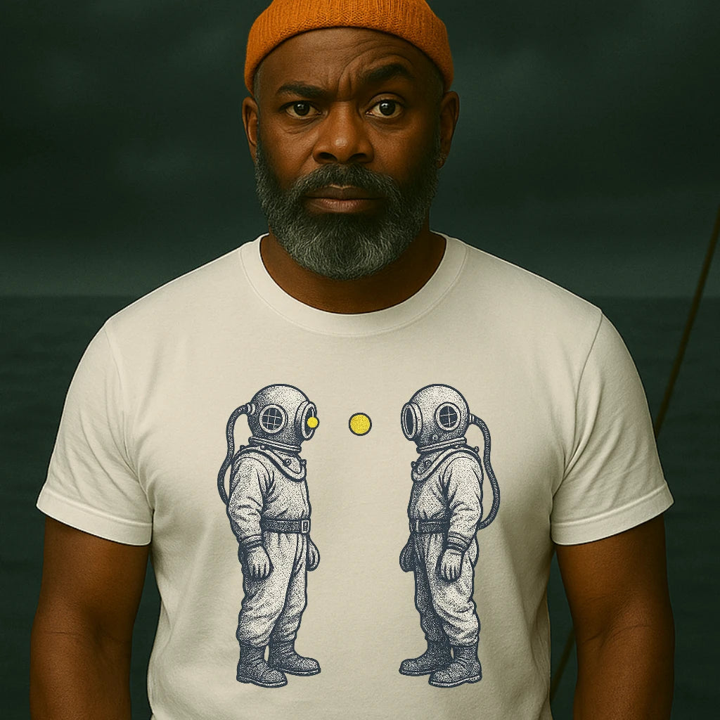 AtSea Diving Duel Ping Pong Game T-Shirt – Regular Fit | Graphic Oceanware