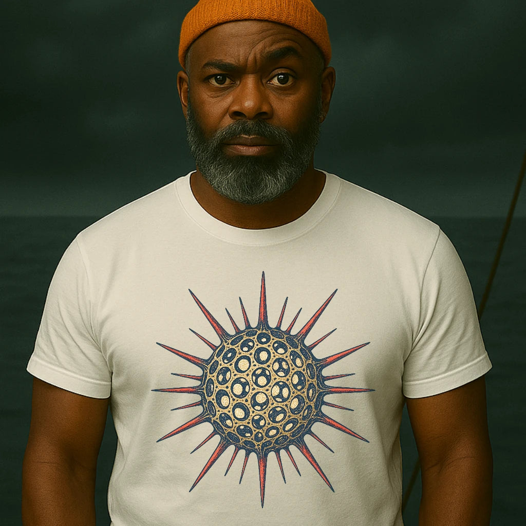 AtSea Radiolaria Lace Ocean Art T-Shirt – Regular Fit | Graphic Oceanware