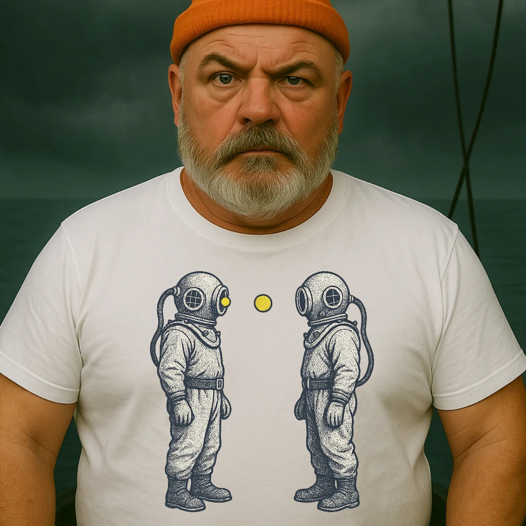 AtSea Diving Duel Ping Pong Game T-Shirt – Regular Fit | Graphic Oceanware