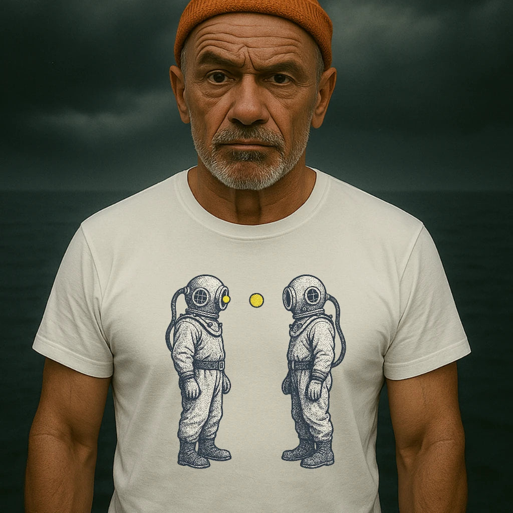 AtSea Diving Duel Ping Pong Game T-Shirt – Regular Fit | Graphic Oceanware