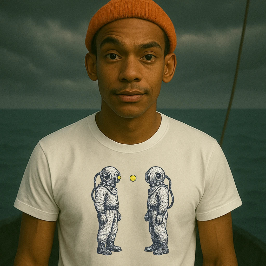 AtSea Diving Duel Ping Pong Game T-Shirt – Regular Fit | Graphic Oceanware